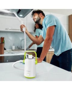 1000W Handheld Steam Cleaner with 10 Accessories and Safety Lock