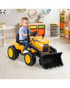 12V Battery Powered Bulldozer Digger with Adjustable Digging Bucket