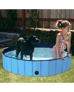 140cm Large Collapsible Dog Pool with Anti-slip Bottom