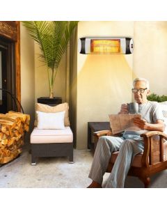 Costway 1500W Electric Infrared Heater with LED Display and Timer