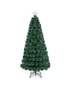 150 CM/180 CM Christmas Tree with PVC Branch Tips and LED Lights