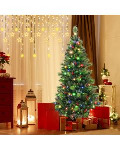 180cm Artificial Christmas Tree with 670 Pine Needles Branch Tips