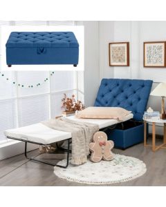 2-in-1 Convertible Sofa Bed with Mattress for Home and Office