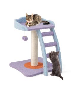 2-Tier Modern Cat Tree Tower for Indoor Cats