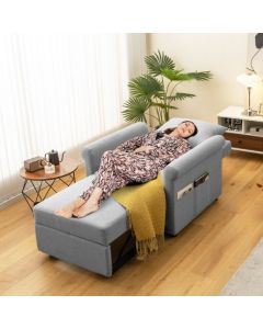 3-in-1 Convertible Sofa Bed with Pillow