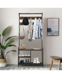 3-In-1 Industrial Styled Hallway Unit