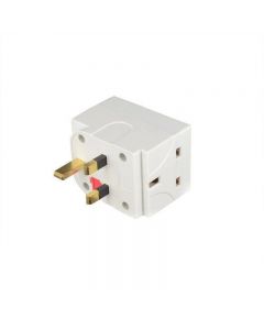 DIY Electrical Fittings 3 Way Mains Adaptor