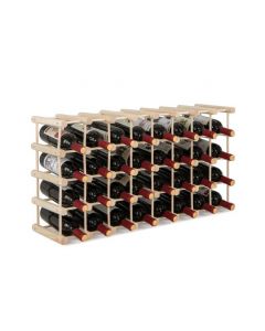 36-Bottle Wine Rack for Home Bar Pantry