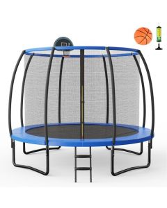 370cm Trampoline with Basketball Hoop and Safety Enclosure Net
