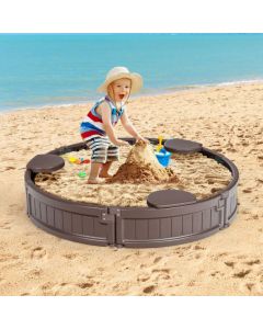4 Feet Elliptic Round w/Waterproof Cover Bottom Liner