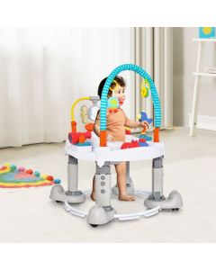 4-In-1 Baby Activity Center with Walker for Kids Aged 0-2 Years