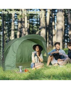 4-In-1 Portable Camping Cot Tent with Automatic Inflatable Mattress