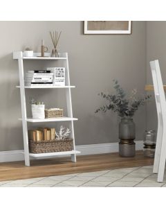 4-Tier Ladder Shelf with Anti-Toppling Device