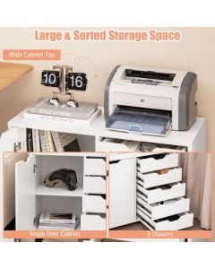 5-Drawer Chest with Door