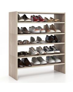 6-Tier Shoe Rack with Anti-Tipping Kits for Entryway and Closet