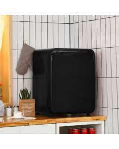 68L Compact Refrigerator with LED Light and Adjustable Thermostat