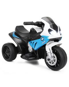 6V Kids Ride on Motorcycle with Training Wheels and Head Light