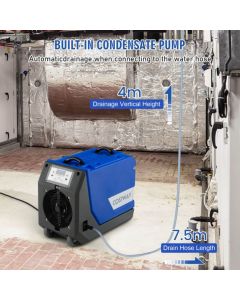 Commercial Dehumidifier 85L/Day with Pump and 24H Timer