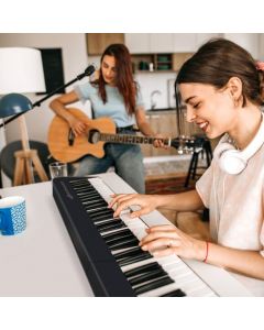 88-Key Foldable Full-Size Semi-Weighted Digital Piano Keyboard with MIDI