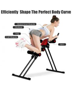 Costway Ab Workout Machine with LCD Display for Home and Gym