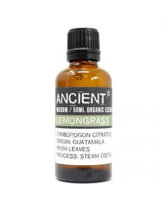 Lemongrass Organic Essential Oil 50ml