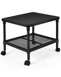 2/3-Tier Height Adjustable Mobile Printer Stand