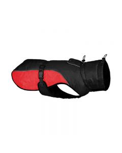 Adjustable and Reflective Dog Jacket Fleece Lined Dog Coats Oxford Cloth Surface Fleece Lined - XL Red