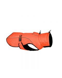 Adjustable and Reflective Dog Jacket Fleece Lined Dog Coats Oxford Cloth Surface Fleece Lined - 3XL Orange