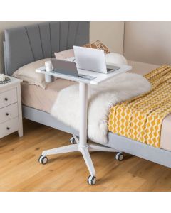 Adjustable Standing Laptop Table with Tablet and Cup Holder