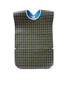 Adult Elderly Disable Mealtime Bib Clothing Protector Large Apron Waterproof - Green
