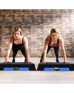 Aerobic Exercise Step with Risers for Home and Gym