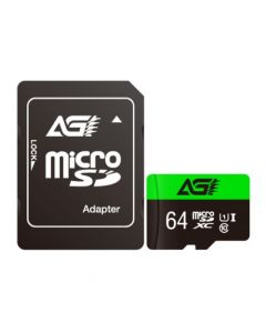 AGI 64GB TF138 Micro SDXC Card with SD Adapter