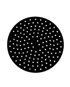 8 inch Reusable Air Fryer Liners Non-Stick Silicone Pad Mat Basket Round - Black