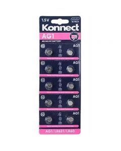 10 pcs Alkaline Batteries 1.5v - AG1 - LR621 - LR60