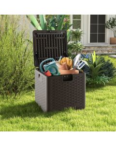 106L All Weather Patio Deck Box with Lockable Lid