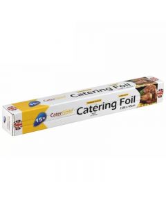 15m x 45cm Aluminium Catering Foil Thick Foil Wrap for Baking