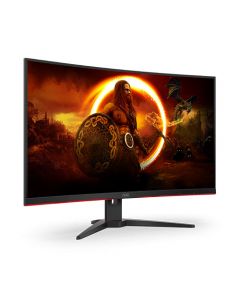 AOC 31.5" 3-Side Frameless Curved Gaming Monitor C32G2ZE/BK