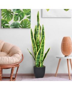 93cm Artificial Snake Plant with Pot