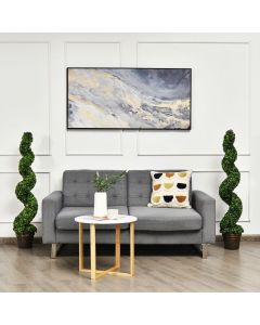 Set of 2 Artificial Spiral Topiary Tree