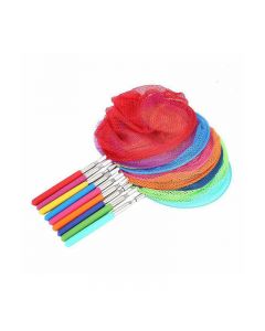 Assorted Colour Adjustable Fish Nets for Fun Outdoors - Random Colour
