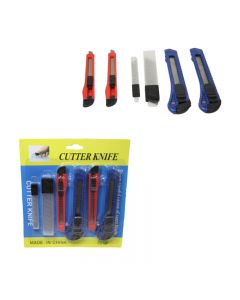 6pcs Assorted Sizes Knife Cutter Set with Blades for Indoor DIY Builders