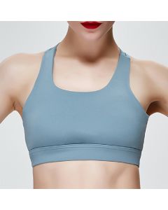 Sports Bra Running Fitness Yoga Bra - Blue L