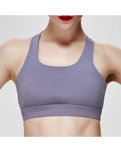 Sports Bra Running Fitness Yoga Bra - Purple S