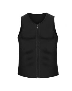 Men Slimming Belt Corset Neoprene Vest Sauna Sweat Body Shaper Sports Vest - 3XL