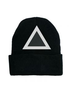 Mens Womens Beanie Knitted Hat Halloween Party Cosplay Costume - Triangles