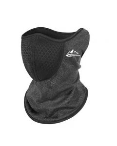 Motorcycle Winter Face Mask Neck Tube Warmer Windproof Motorbike Ski Balaclava - Black