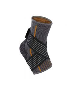 Ankle Support Brace Compression Achilles Tendon Strap Foot Sprains Injury - L Orange