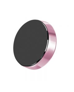 Magnetic Metal Car Dashboard Mount Universal Phone GPS Holder Stand - Rose Golden