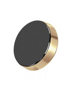 Magnetic Metal Car Dashboard Mount Universal Phone GPS Holder Stand - Golden