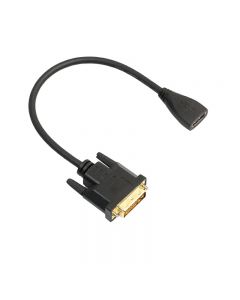 30CM DVI Male to HDMI Female Adapter Cable DVI 24+1 to HDMI Cable for HDTV Plasma DVD Projector